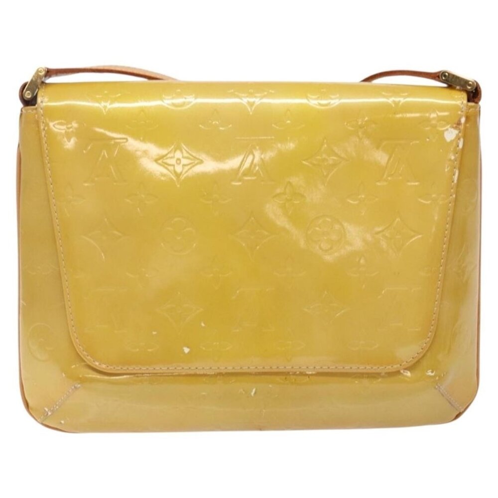 Authentic LOUIS VUITTON Monogram Vernis Thompson Street Bag Beige M91301 LV - Picture 9 of 16